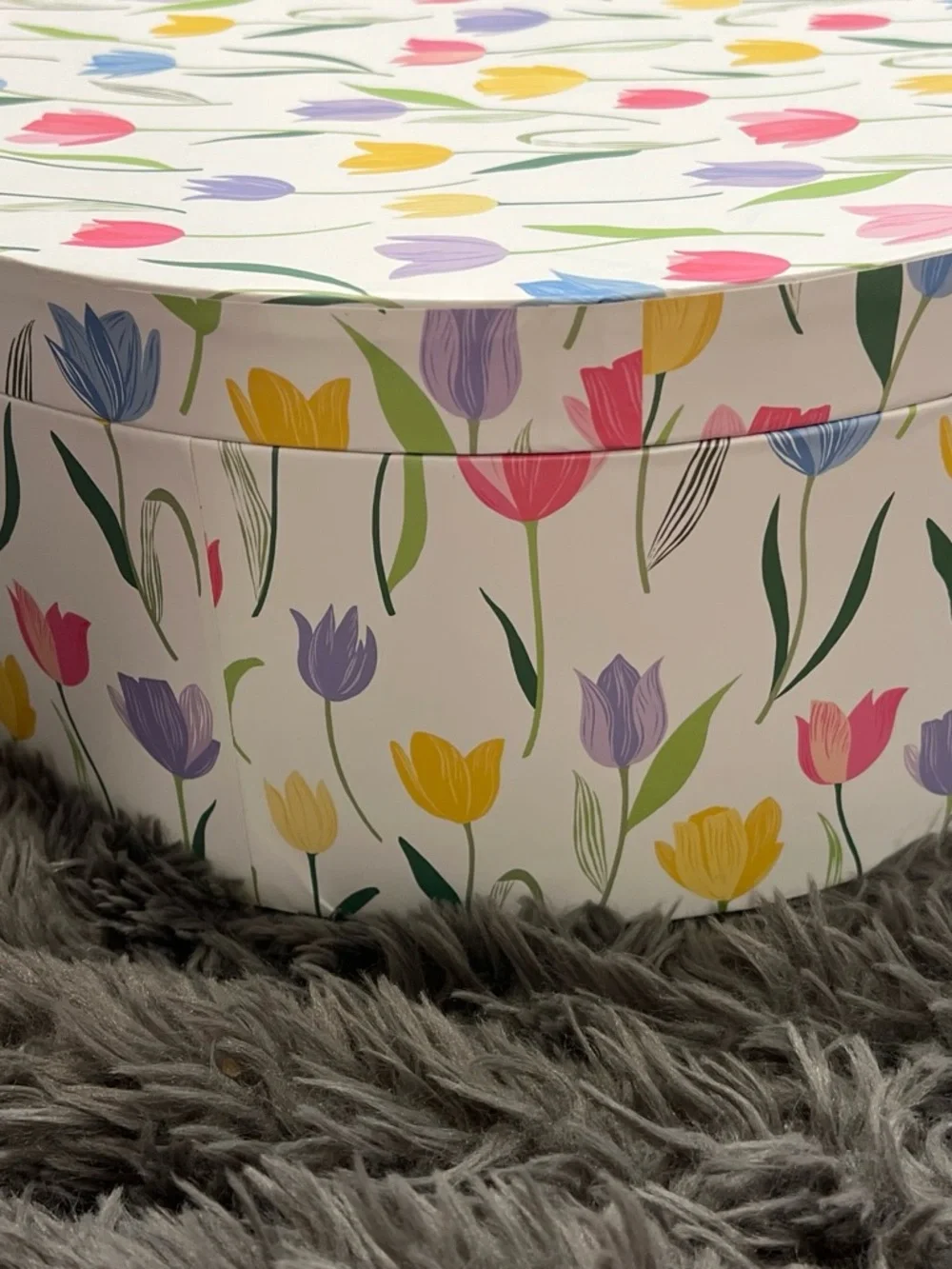 Floral Tulip storage box